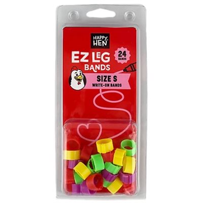 Happy Hen EZ Leg Bands 24ct - Small